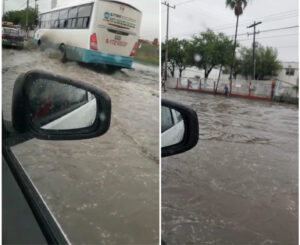 Paraliza Lluvia Monterrey