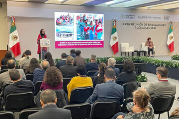 Expone titular de SEP a embajadores y cónsules mexicanos avances en el sector educativo nacional