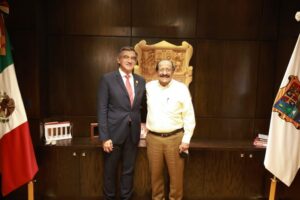 Llegó el día….Arnulfo Rodríguez se reunió con el Gobernador Américo Villarreal.