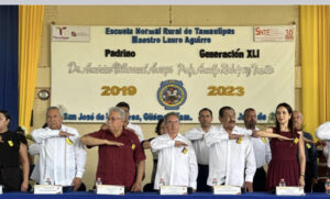 Arnulfo Rodríguez en apoyo de las  normales rurales