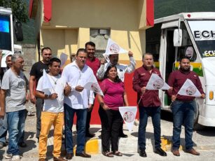 *Inicia Ruta de la Transformación en Victoria, con 26 unidades de transporte público*