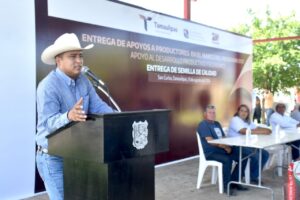 *Impulsa Tamaulipas siembra de sorgo y maíz con la entrega de semilla de calidad*