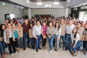 *Realiza secretaria de Bienestar gira de trabajo en Valle Hermoso y Matamoros*