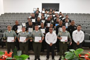 Concluye Seminario Primer Respondiente en Gestión de Riesgos impartido por la Policía Nacional de Colombia