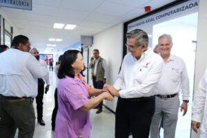 *Entrega Américo tomógrafo al Hospital Infantil de Tamaulipas*