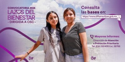 *Convoca DIF Tamaulipas a presentar iniciativas para el programa Lazos del Bienestar*