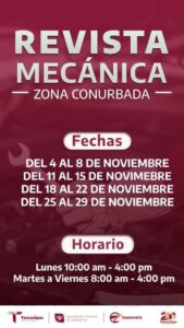 *Inicia Revista Mecánica 2024 para transporte público en zona conurbada*