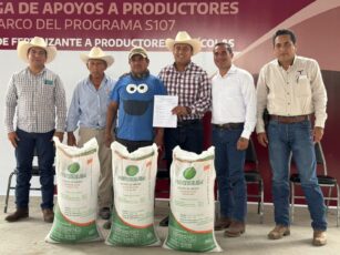 *Productores citrícolas del municipio de Llera reciben 85 toneladas de fertilizante*