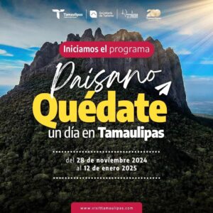 *Inicia Turismo campaña “Paisano Quédate un Día en Tamaulipas”*