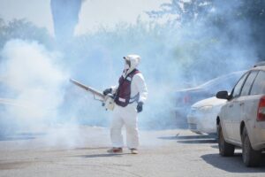 SE UNEN GOBIERNO MUNICIPAL Y ESTATAL EN CAMPAÑA DE FUMIGACIÓN CONTRA EL DENGUE; INICIAN RECORRIDOS POR LA CIUDAD