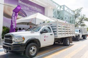 *Dona SET 16 toneladas de víveres para afectados por inundaciones en la región huasteca*