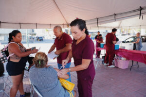 TODO LISTO PARA LA JORNADA DE VACUNACIÓN DRIVE THRU CONTRA LA INFLUENZA