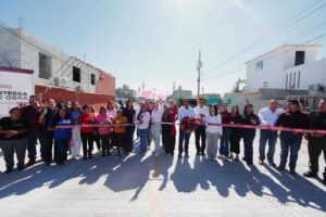 ALCALDESA CARMEN LILIA CANTUROSAS TRANSFORMA COLONIA LOS OLIVOS CON MÁS DE 14 MILLONES DE PESOS EN OBRAS DE REPAVIMENTACIÓN