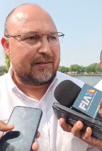 *Destaca secretario general de Gobierno avances en saneamiento durante la firma de convenio en La Pedrera*