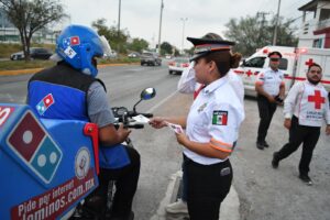 *Participa Tránsito Estatal en operativo interinstitucional de prevención de accidentes viales*