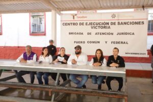 *Jornada interinstitucional brinda acompañamiento legal y refuerza derechos humanos en el CEDES de Ciudad Victoria*