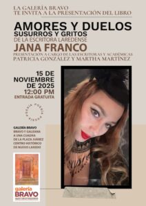 *Invitan a presentación de libro de poeta sanantoniana en la Galería Bravo*