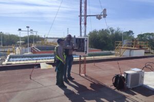 *Realiza Secretaría de Recursos Hidráulicos mantenimiento preventivo a estaciones climatológicas en la frontera norte*