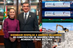 RATIFICA SHEINBAUM, SU APOYO AL GOBERNADOR DE TAMAULIPAS