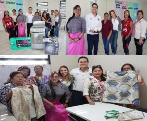 HUMBERTO Y VERÓNICA, ENTREGAN APOYOS A CENTRO COMUNITARIO “PUERTA SUR”…..!