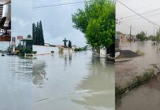 COLONIAS INUNDADAS EN RIO BRAVO....